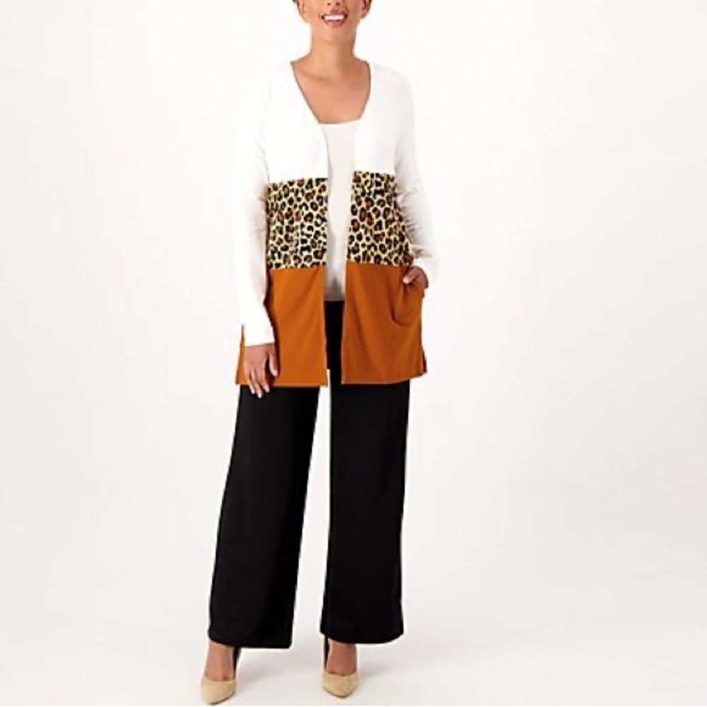 Belle by Kim Gravel Brushed Brushed Knit Duster Cardigan - Picture 4 of 8